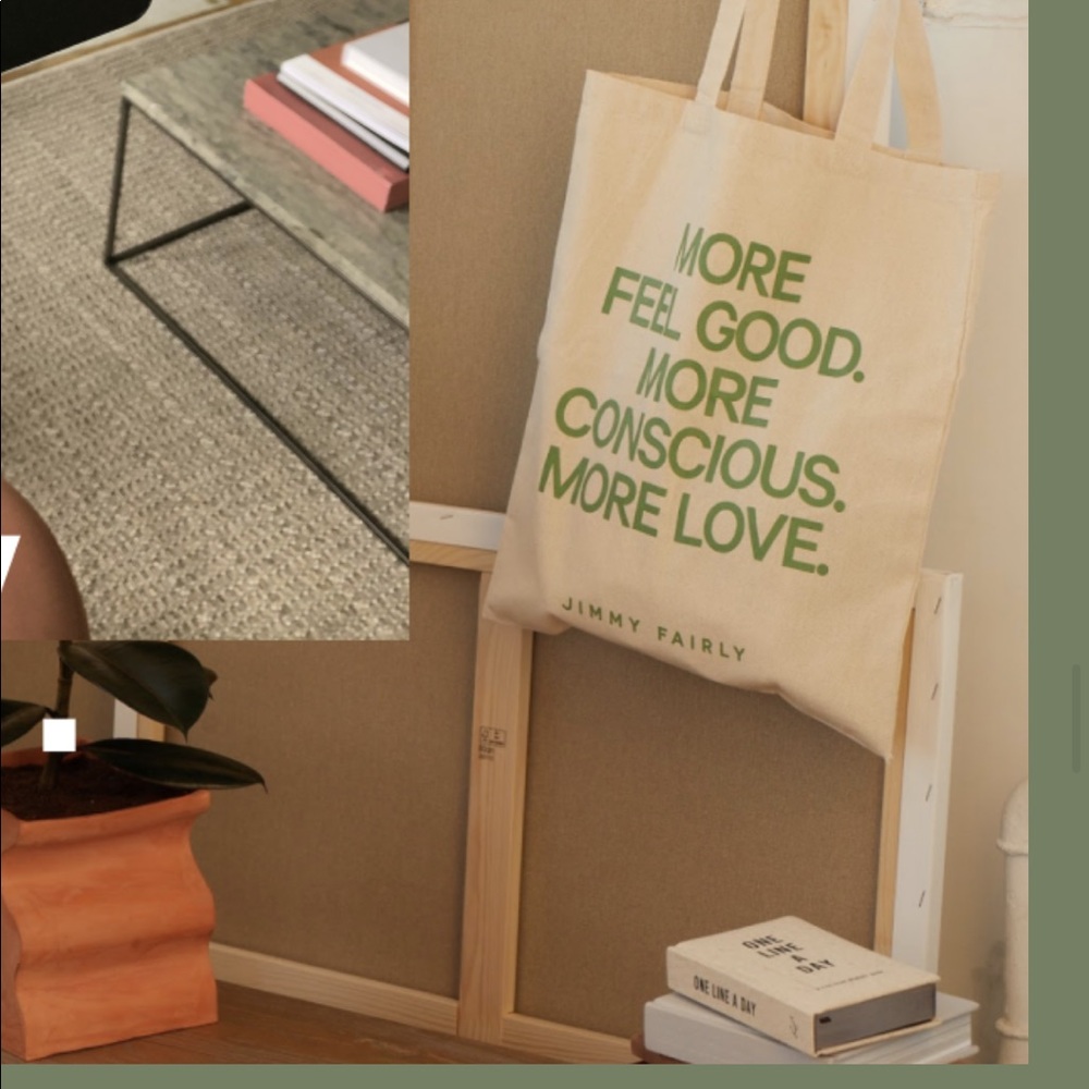JIMMY FAIRLY MORE FEEL GOOD tote